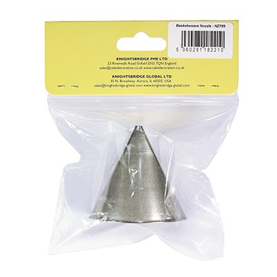 Pme JEM Nozzle - Giant Cake Icing Rib/Pl B/W #789