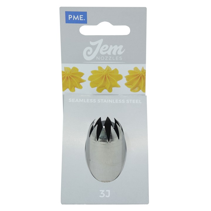 pme JEM Nozzle - Large Curved Star Savoy #3J