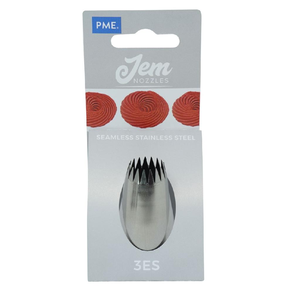 Pme JEM Nozzle - Large Fine Star Savoy #3ES