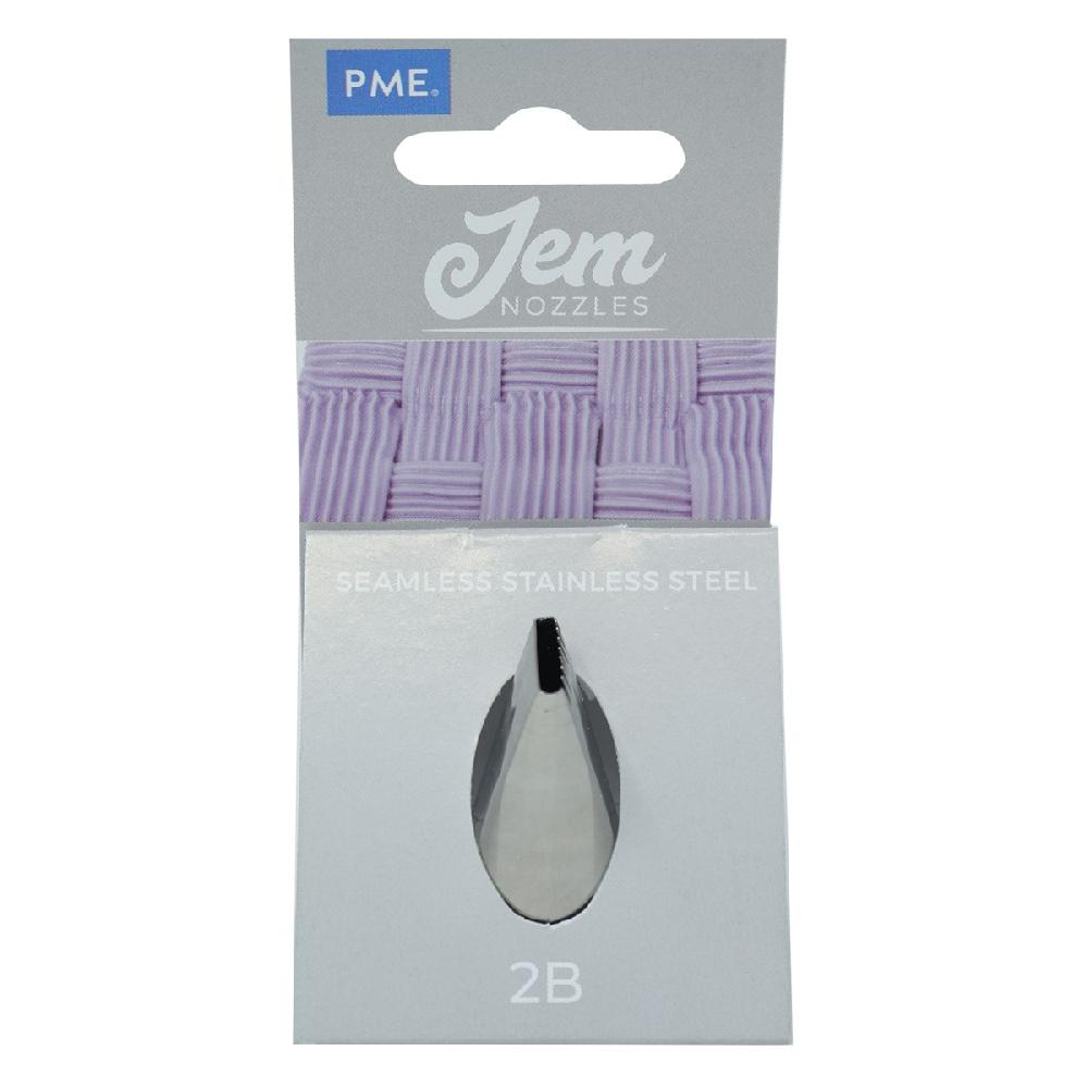 Pme JEM Nozzle - Medium Ribbed/Plain Basket/Weave #2B
