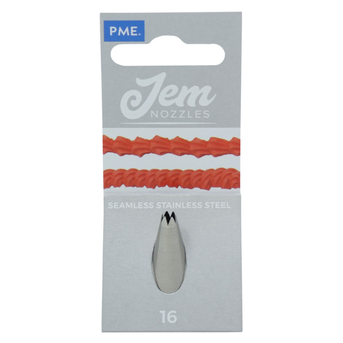 Pme JEM Nozzle - Open Star Tip #16