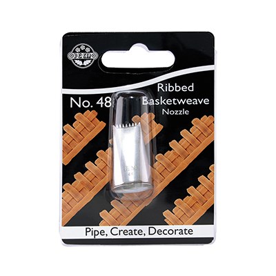 pme JEM Nozzle - Ribbed Only Basketweave #48