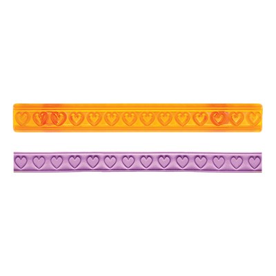 Pme JEM Ribbon Cutters - Hearts & Diamonds Set Of 2