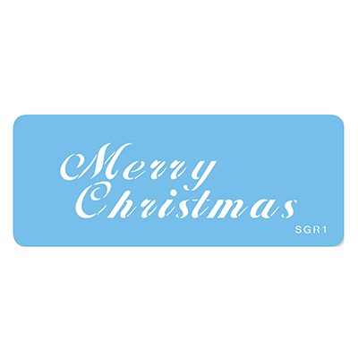 pme JEM Stencil - Merry Christmas (97 x 31mm / 4 x 1.2”)