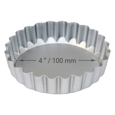 Pme Loose Bottom Flan Pan (10cm / 4")