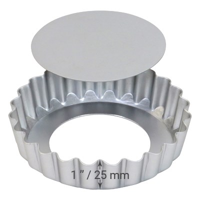 Pme Loose Bottom Flan Pan (10cm / 4")