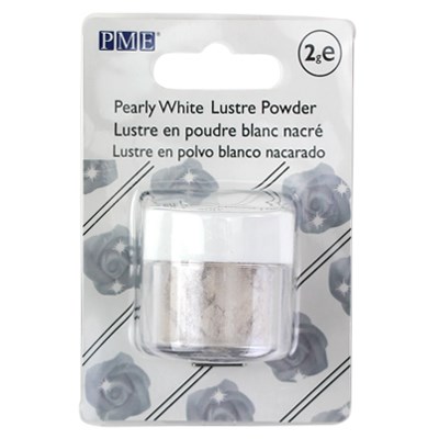 pme Lustre Powder Colour - Pearl White (2g)
