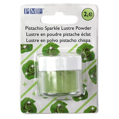 Pme Lustre Powder Colour - Pistachio Sparkle (2g)