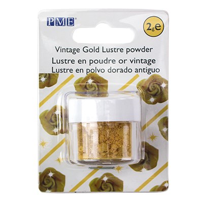 pme Lustre Powder Colour - Vintage Gold (2g)