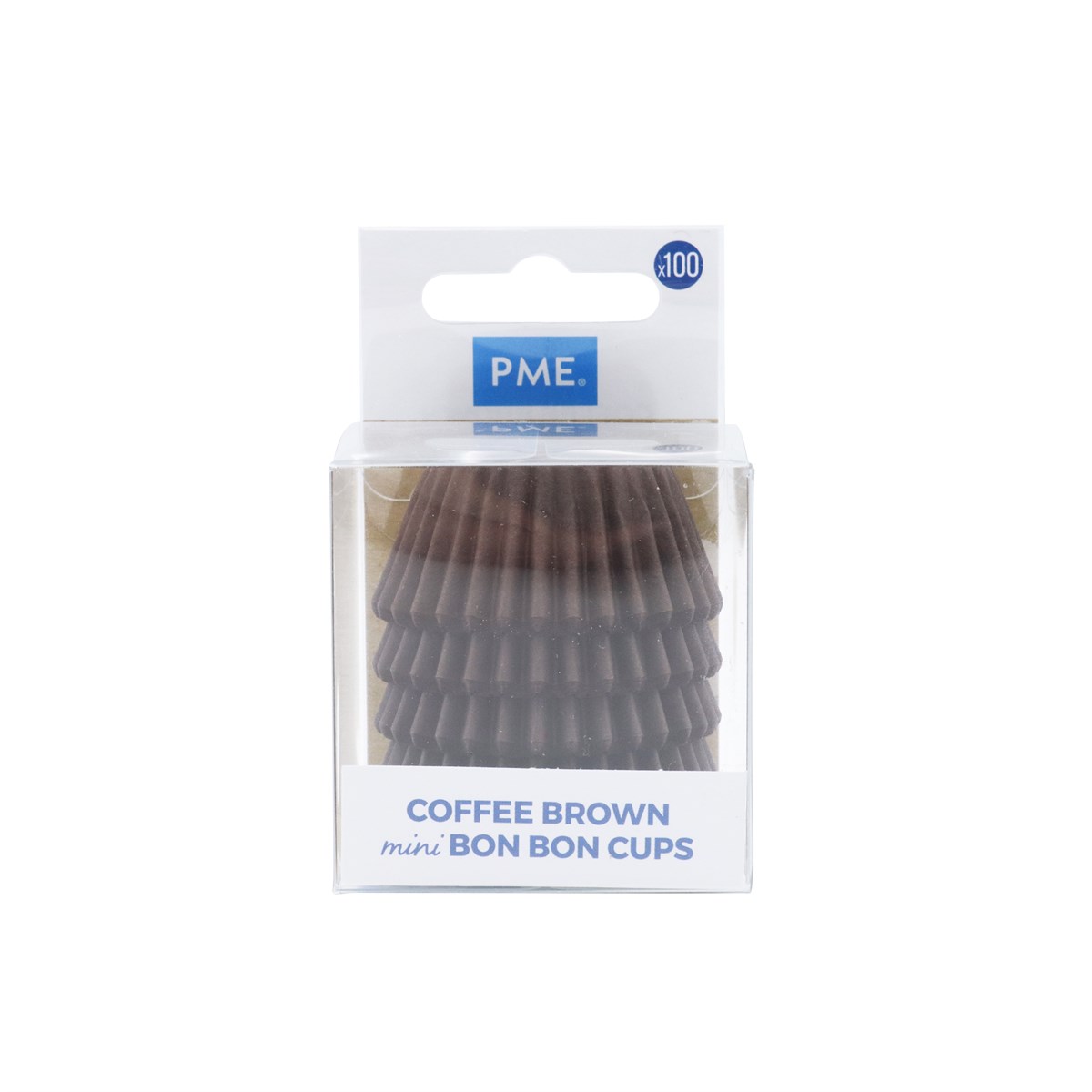 Pme Mini Bon Bon Cups - Brown (Pack Of 100)