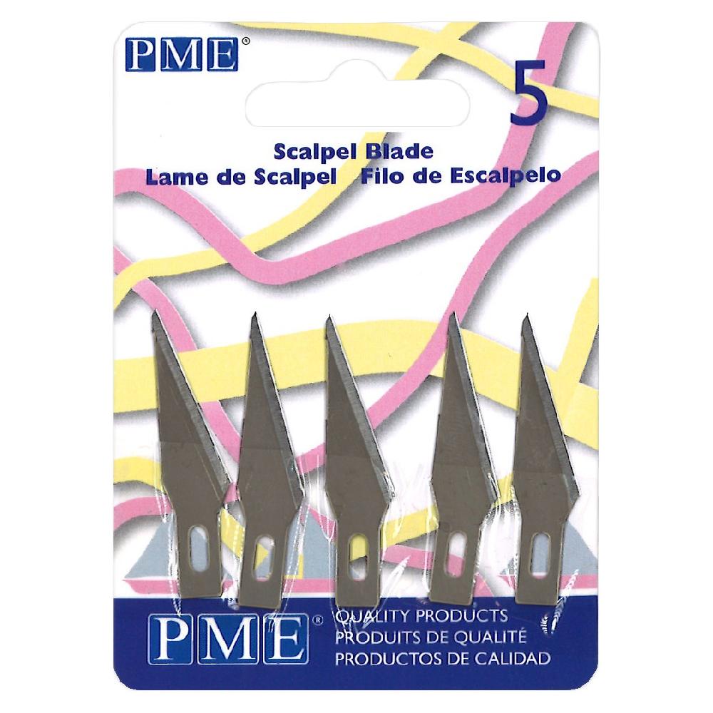 Pme PME Modelling Tools - Spare Scalpel Blades For Sugarcraft Knife Pk/5 (32mm / 1.3”)