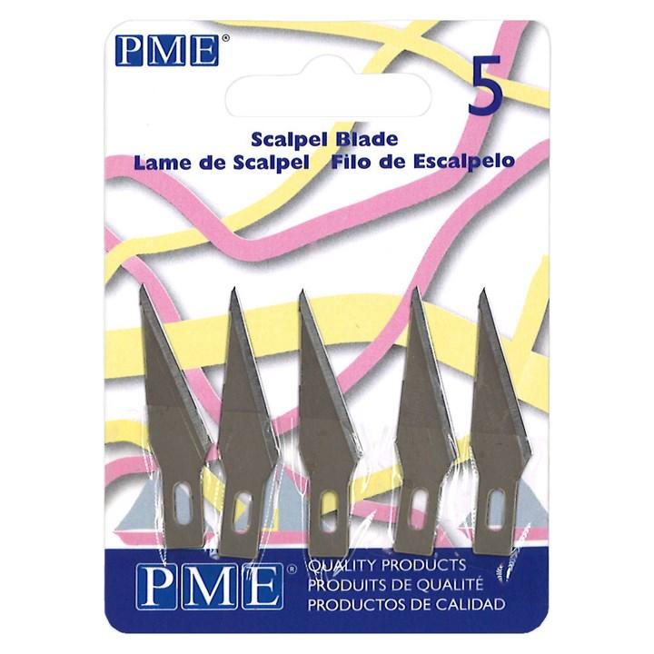 pme PME Modelling Tools - Spare Scalpel Blades for Sugarcraft Knife Pk/5 (32mm / 1.3”)
