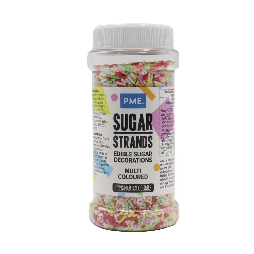 Pme Multi-Coloured Sugar Strands (80g / 2.82oz)