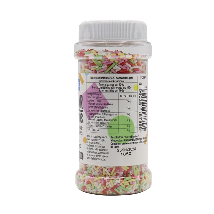 Pme Multi-Coloured Sugar Strands (80g / 2.82oz)