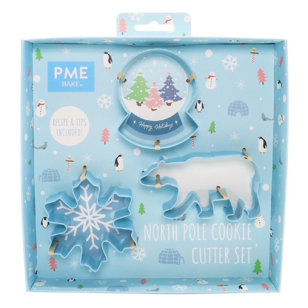 Pme North Pole Cookie Cutter Set Of 3