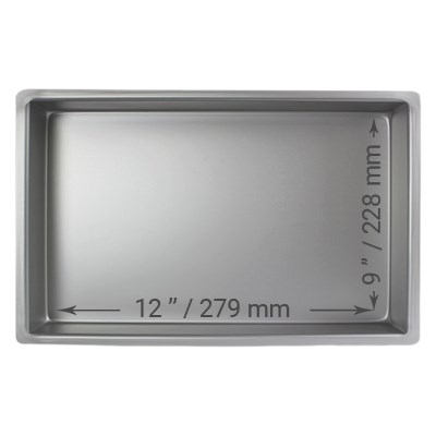 Pme Oblong Cake Pan (228 X 279 X 101mm / 9 X 12 X 4")