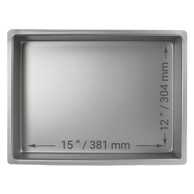 Pme Oblong Cake Pan (304 X 381 X 101mm / 12 X 15 X 4")