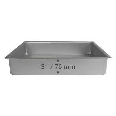 Pme Oblong Cake Pan (304 X 381 X 50mm / 12 X 15 X 3")