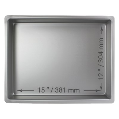 pme Oblong Cake Pan (304 x 381 x 50mm / 12 x 15 x 3")