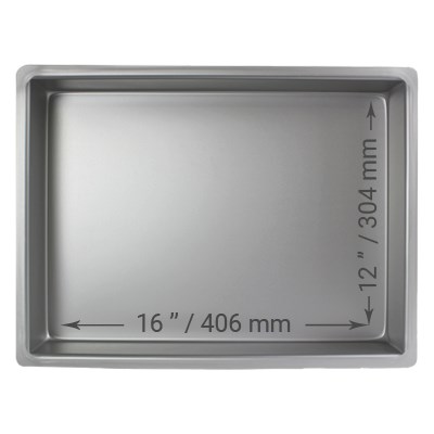 Pme Oblong Cake Pan (304 X 406 X 50mm / 12 X 16 X 2")