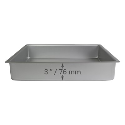 Pme Oblong Cake Pan (304 X 406 X 76mm / 12 X 16 X 3")