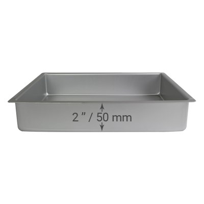 Pme Oblong Cake Pan (305 X 457 X 50mm / 12 X 18 X 2")