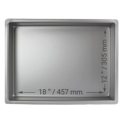 pme Oblong Cake Pan (305 x 457 x 76mm / 12 x 18 x 3")