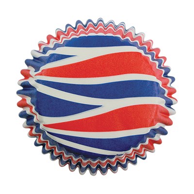 pme Paper Baking Cases - Patriotic Swirls Pk/60