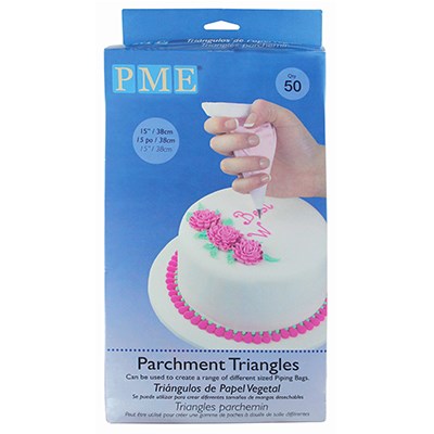 Pme Parchment Triangles Pk/50 (38mm / 15”)