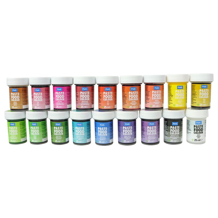 pme Paste Food Colours - Various Colours (25g)