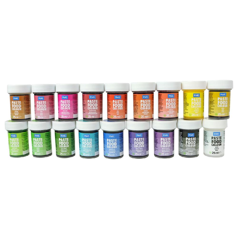 Pme Paste Food Colours - Various Colours (25g)