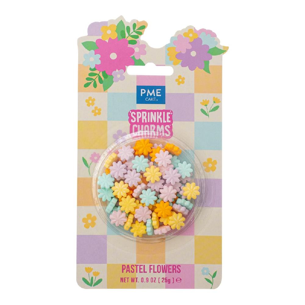 Pme Pastel Flowers Sprinkle Charms (25g / 0.9oz)