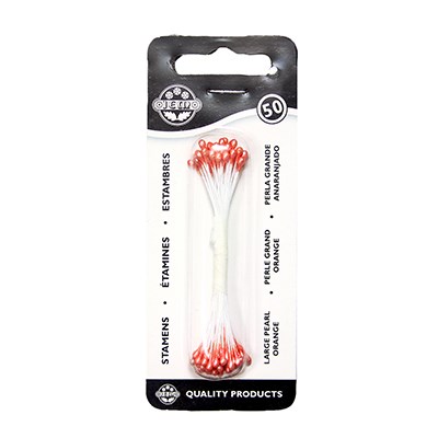 Pme Pearl Stamen Large - Orange