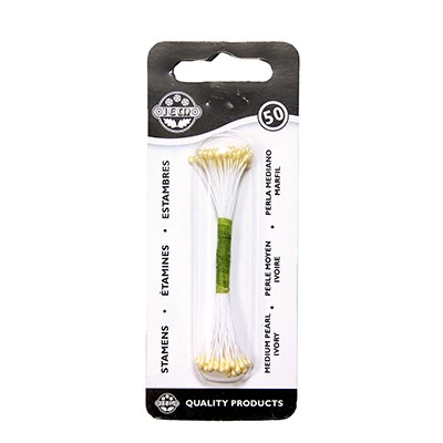 Pme Pearl Stamen Medium - Ivory