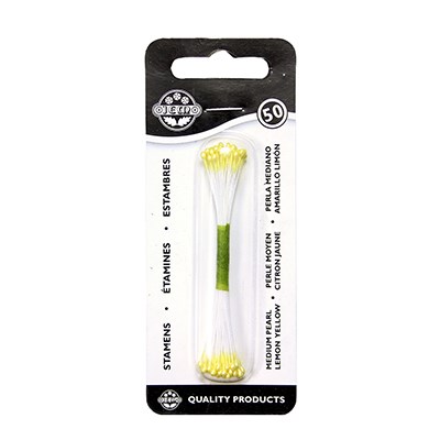 Pme Pearl Stamen Medium - Lemon Yellow