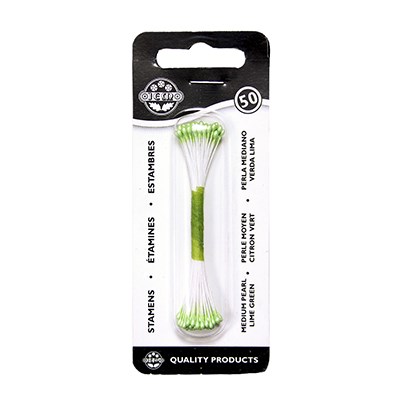 Pme Pearl Stamen Medium - Lime Green