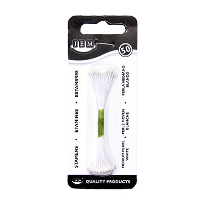 Pme Pearl Stamen Medium - White