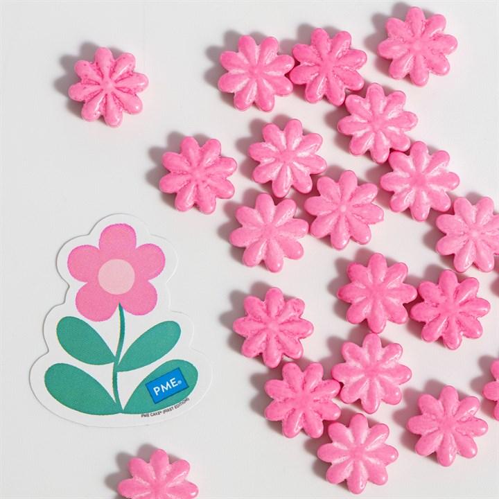 Pme Pink Flowers Sprinkle Charms (25g / 0.9oz)