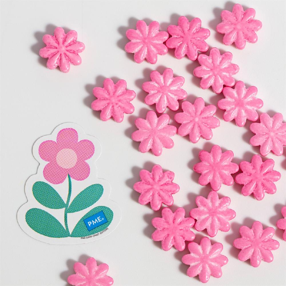 Pme Pink Flowers Sprinkle Charms (25g / 0.9oz)