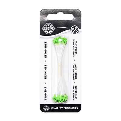 Pme Plain Stamen Large - Lime Green