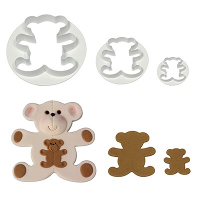 Pme Plastic Cutters - Teddy Bear