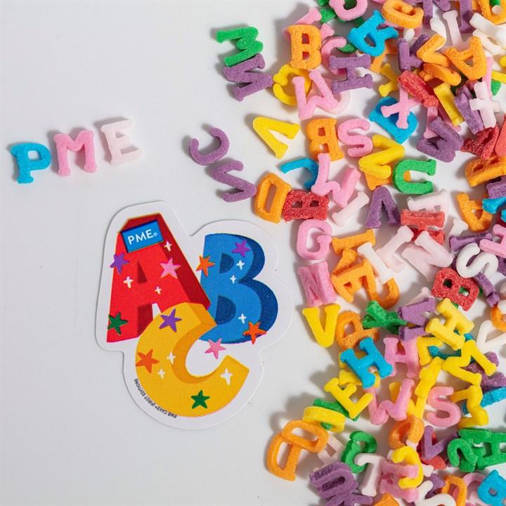 Pme Rainbow Alphabet Sprinkle Charms (25g / 0.9oz)