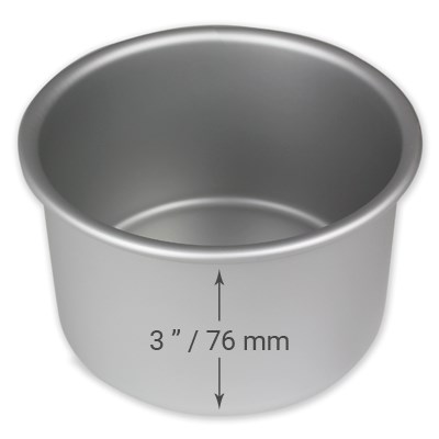 Pme Round Cake Pan (127 X 76mm / 5 X 3")