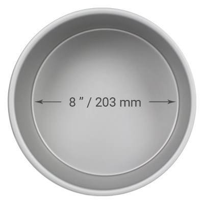 Pme Round Cake Pan (203 X 51mm / 8 X 2")