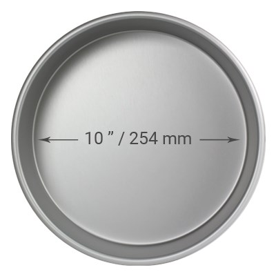 Pme Round Cake Pan (254 X 76mm / 10 X 3")