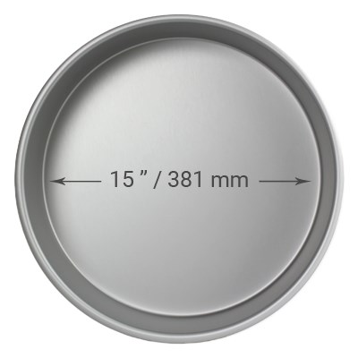 Pme Round Cake Pan (381 X 102mm / 15 X 4")