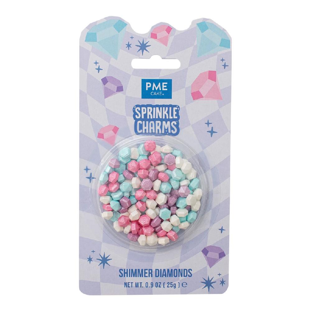Pme Shimmer Diamonds Sprinkle Charms (25g / 0.9oz)
