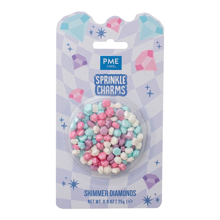 pme Shimmer Diamonds Sprinkle Charms (25g / 0.9oz)