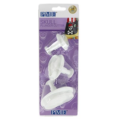 pme Skull Novelty Plunger Cutters Set of 3