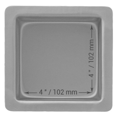 Pme Square Cake Pan (102 X 102 X 76mm / 4 X 4 X 3")